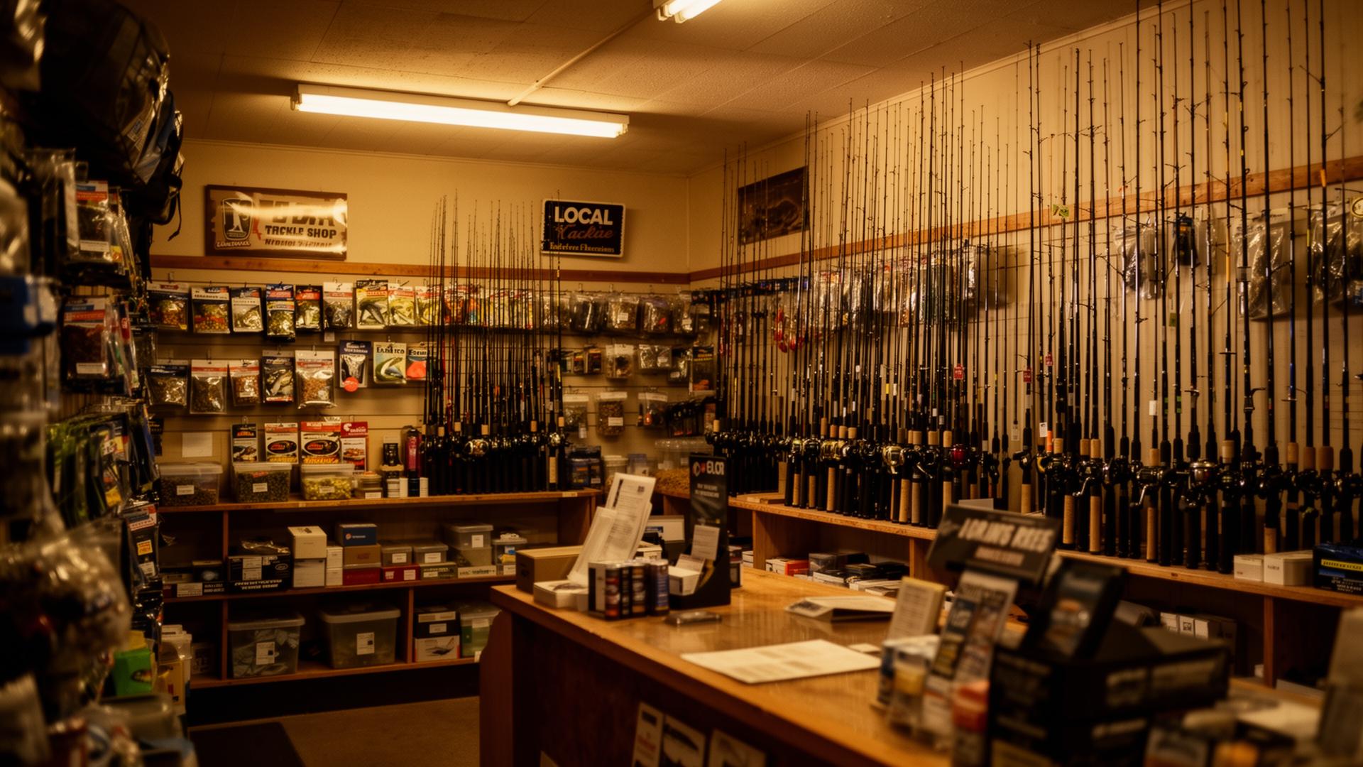 Been There Caught That tackle shop interior